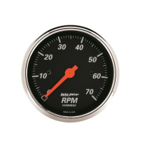 Varvräknare 3 1/8'' 7000 RPM IN-DASH DESIGNER BLACK